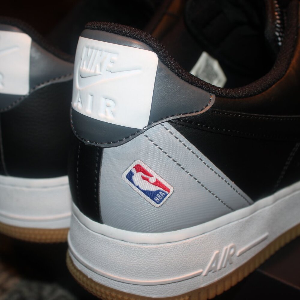 NBA Air Force 1 'LV8  Black-Wolf Grey - Picture 6 of 9